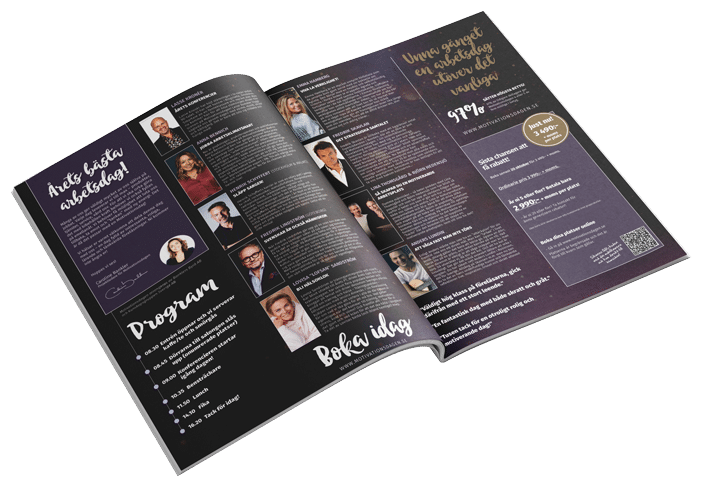 Mockup av broschyr